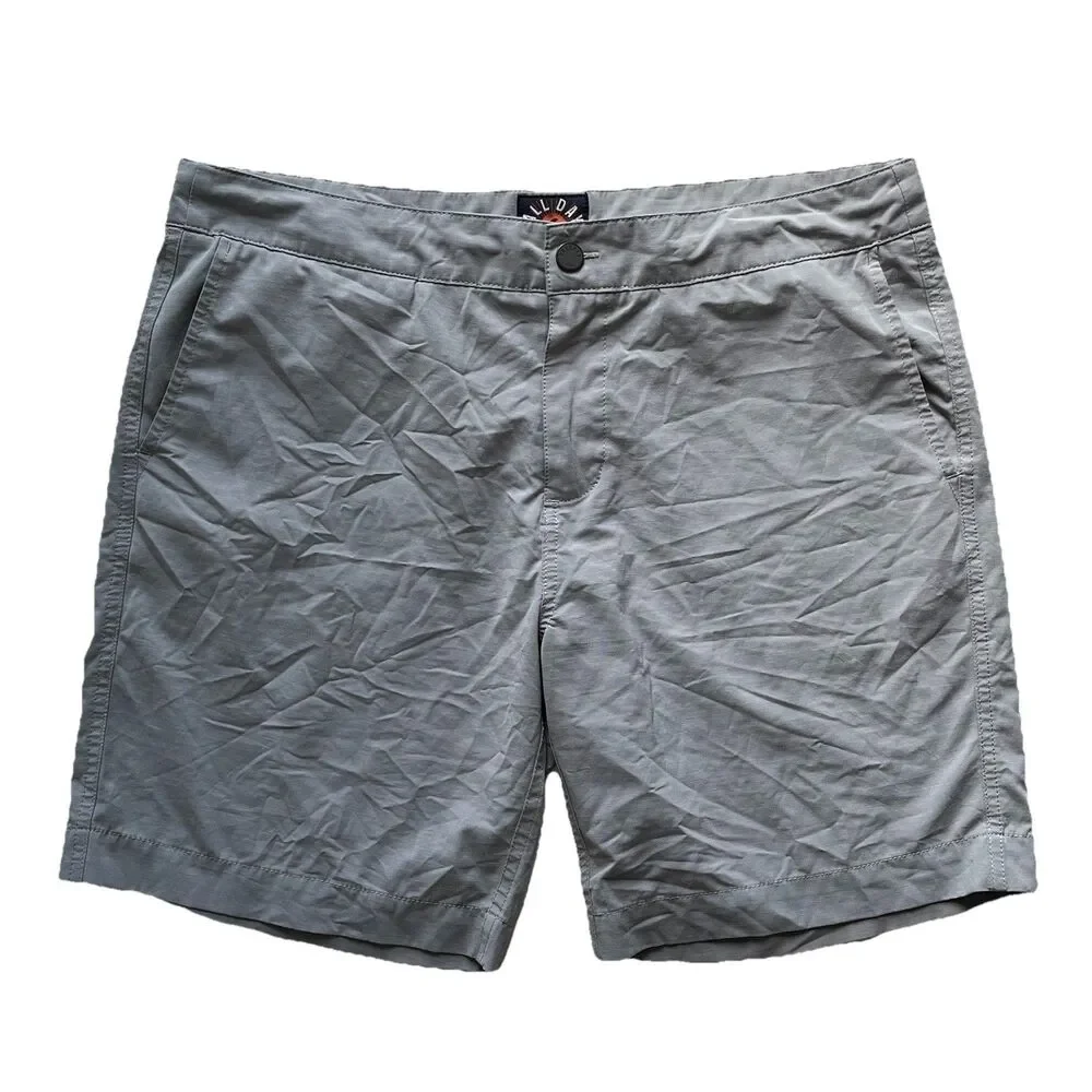 Faherty All Day Shorts Mens 36 9” Lightweight Stretch Performance Beach Casual
